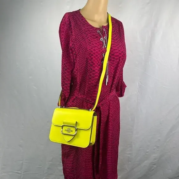 COACH  CL416 Morgan Square Crossbody Bag - Picture 9 of 9